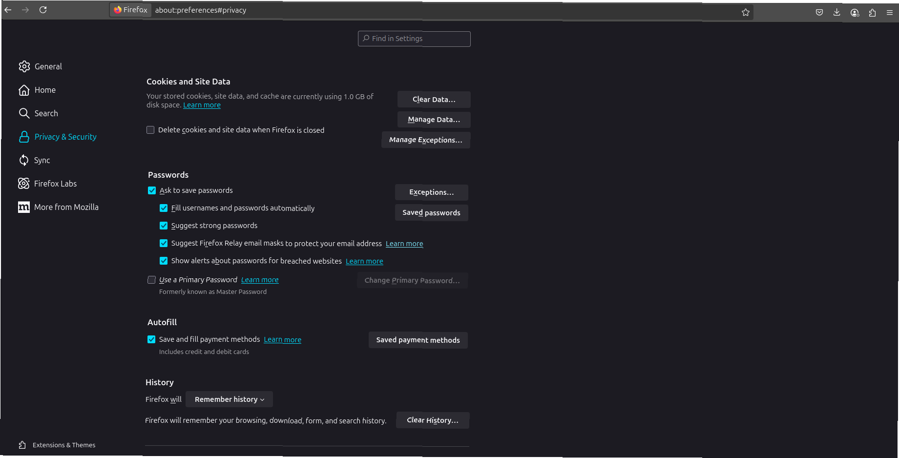 Clear Cookies on Mozilla Firefox